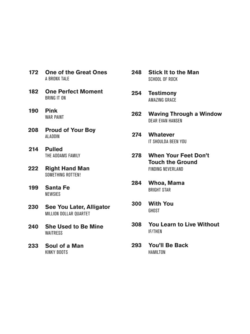 Broadway Sheet Music Collection: 2010-2017 - sample page 3