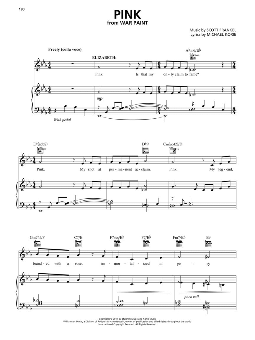 Broadway Sheet Music Collection: 2010-2017 - sample page 6