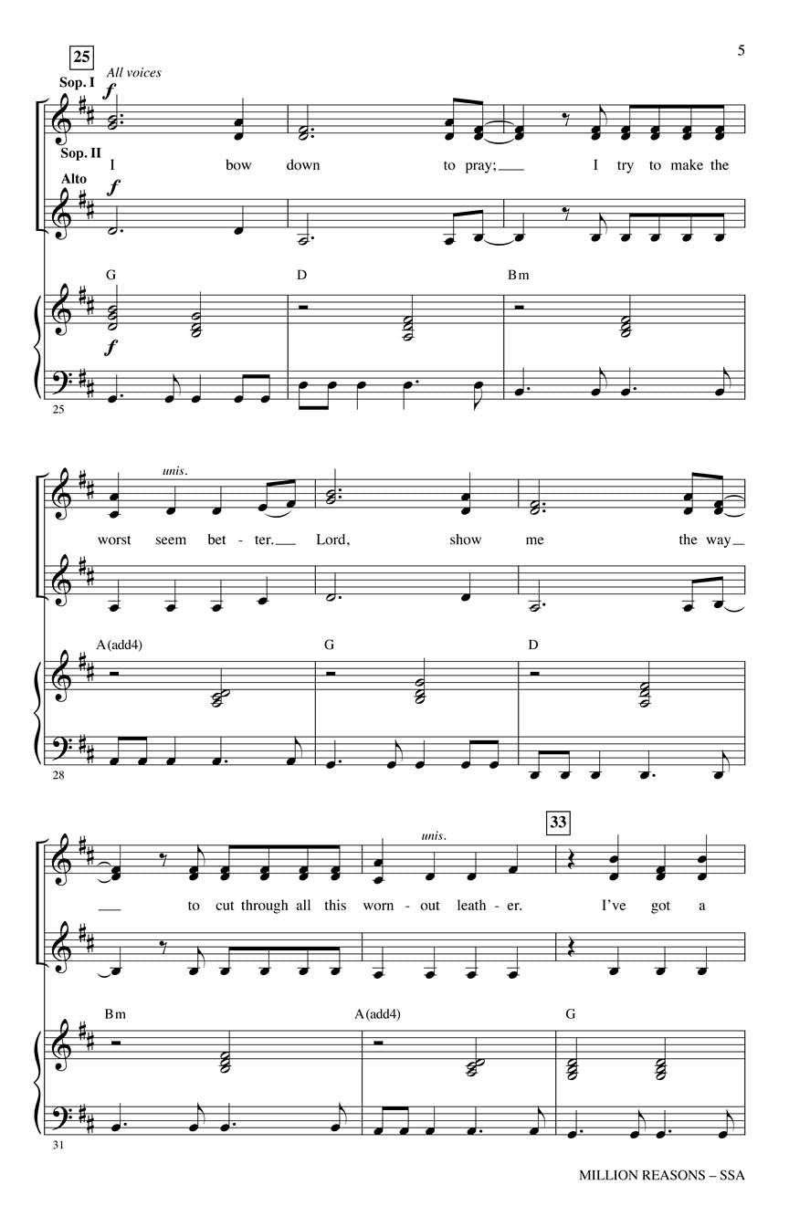 Million Reasons - sample page 2