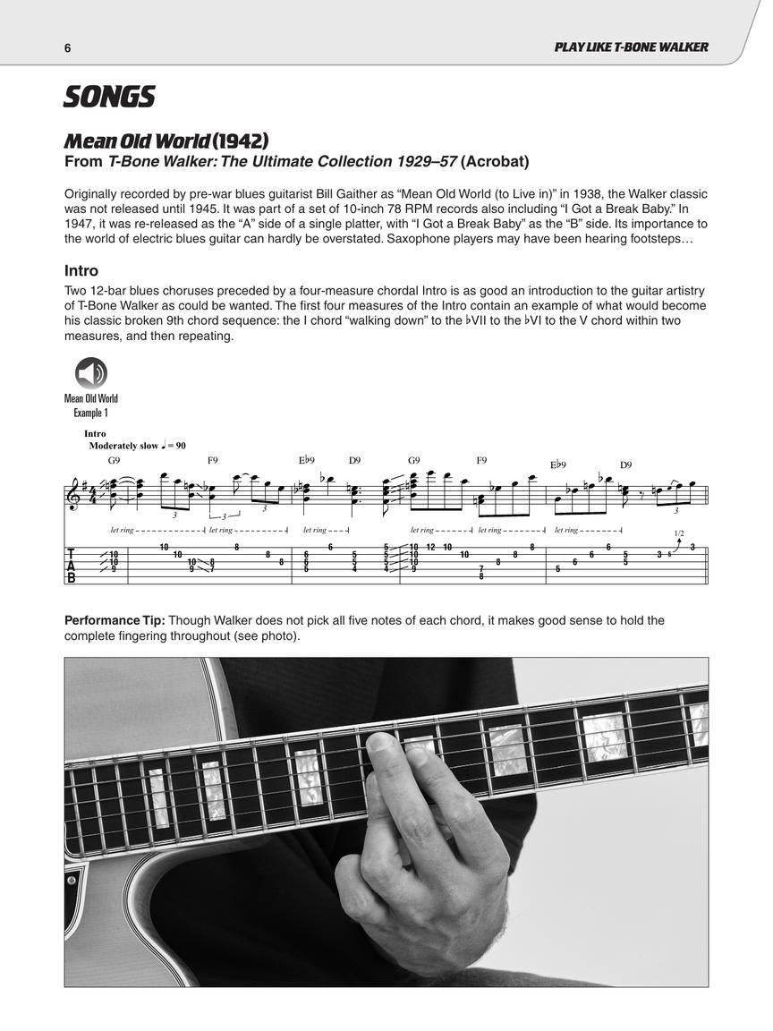 Play like T-Bone Walker - sample page 3