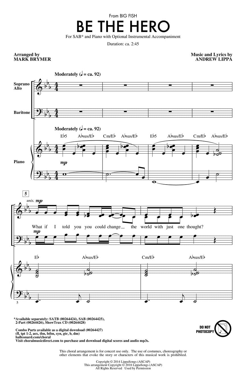 Be the Hero - sample page 1