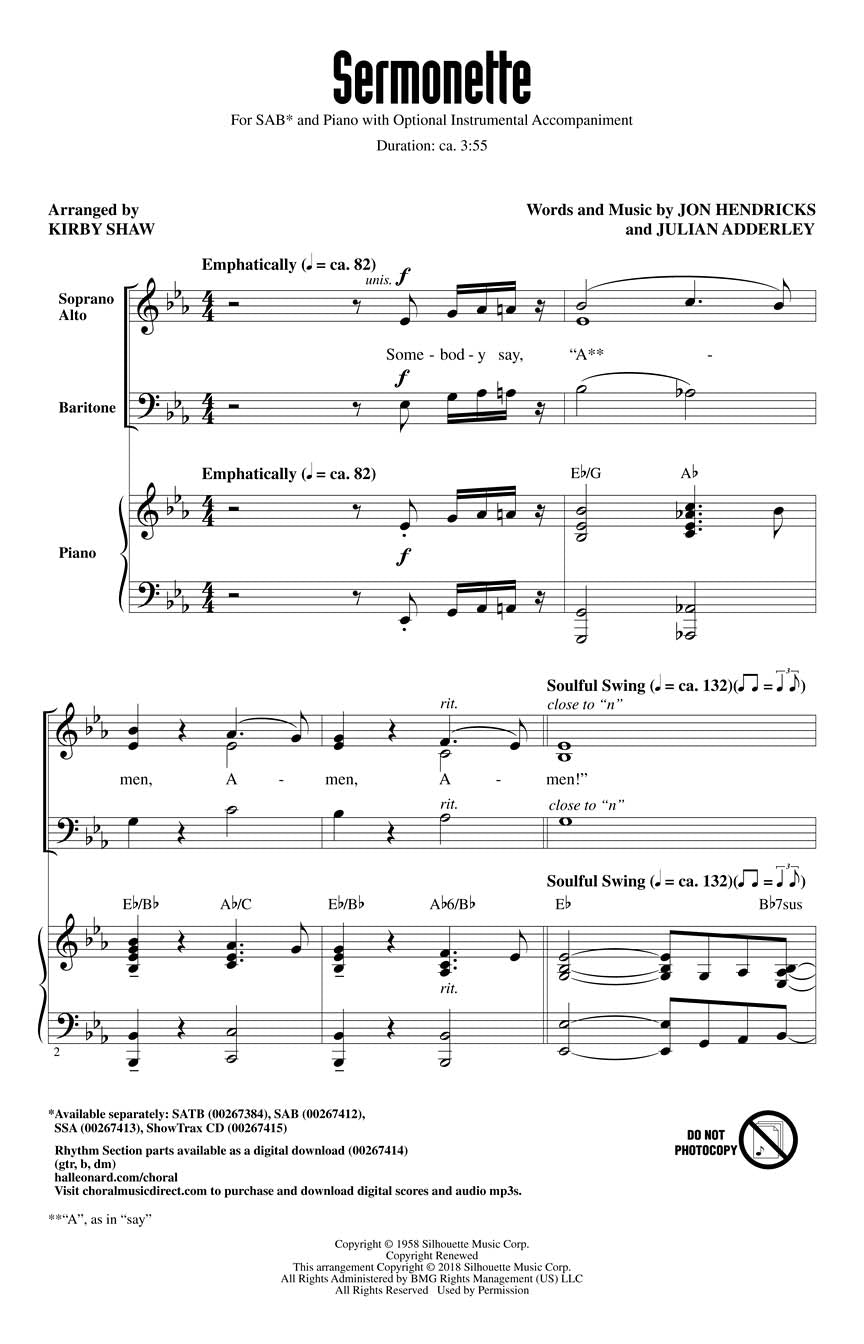 Sermonette - sample page 1