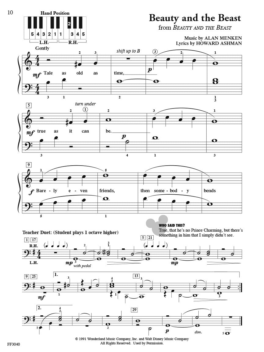 PlayTime® Piano Disney - sample page 5