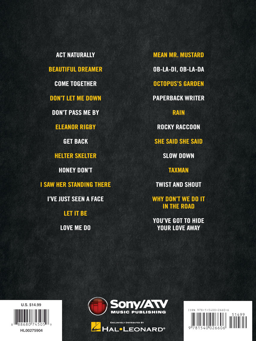 The Beatles – Songs with Just 3 or 4 Chords - sample page 5