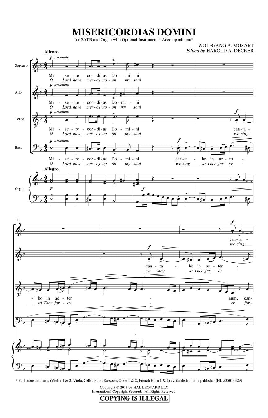 Misericordias Domini - sample page 1