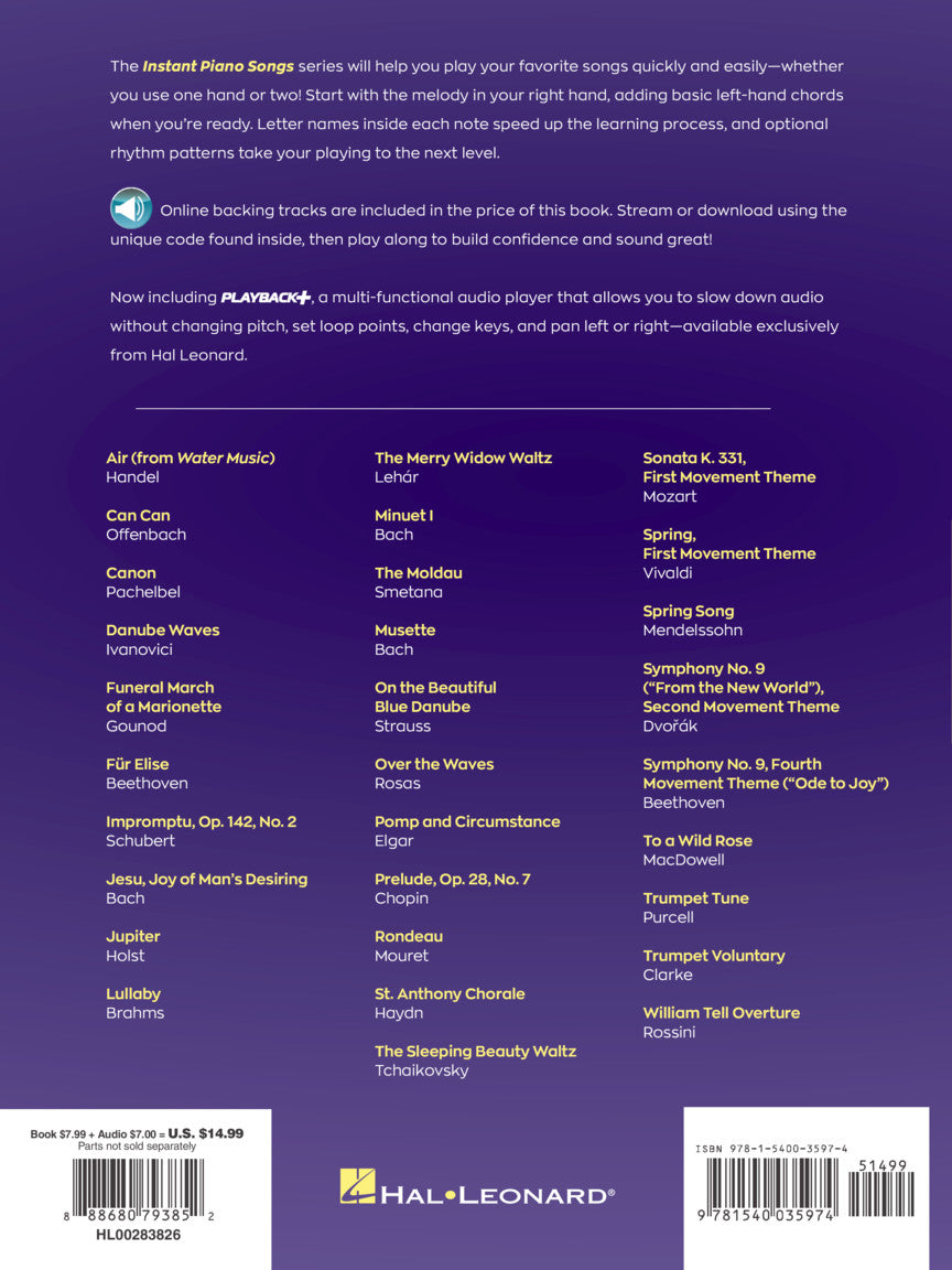 Classical Themes – Instant Piano Songs - sample page 6