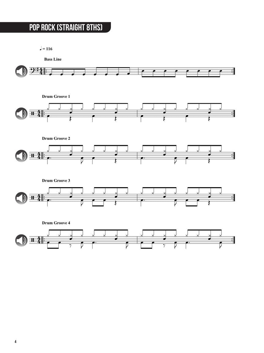 How to Build Drum Grooves Over Bass Lines - sample page 4