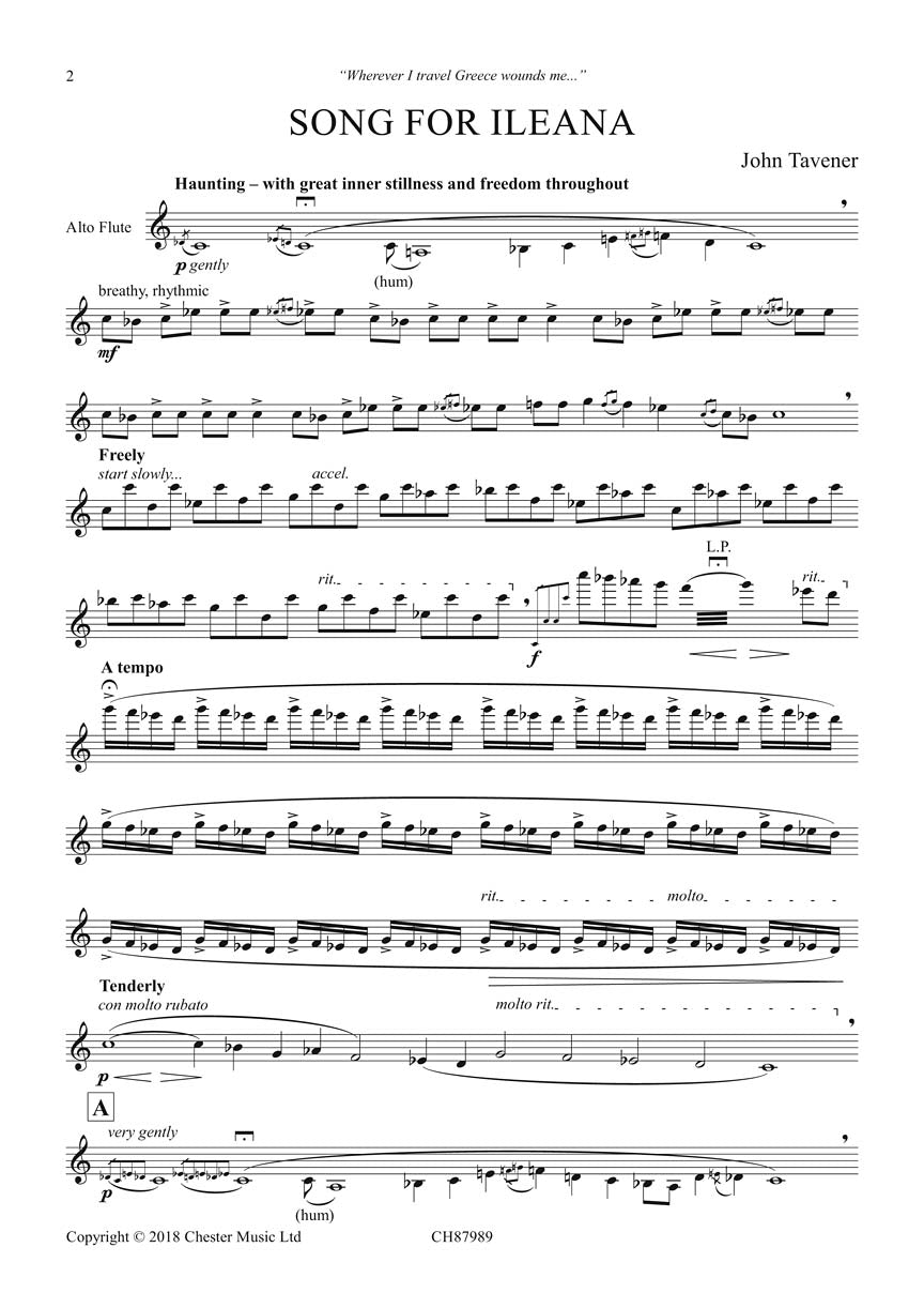 Song for Ileana - sample page 2