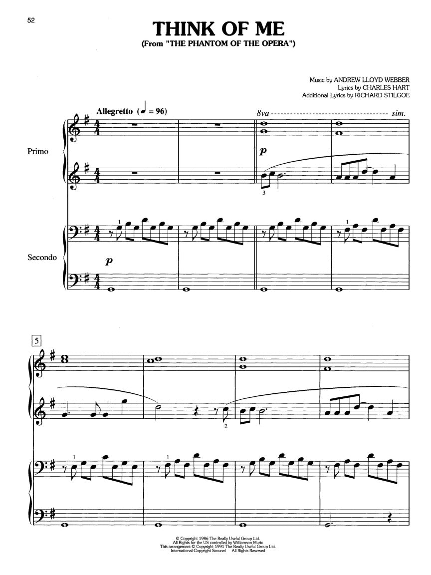 Andrew Lloyd Webber Piano Duets - sample page 5