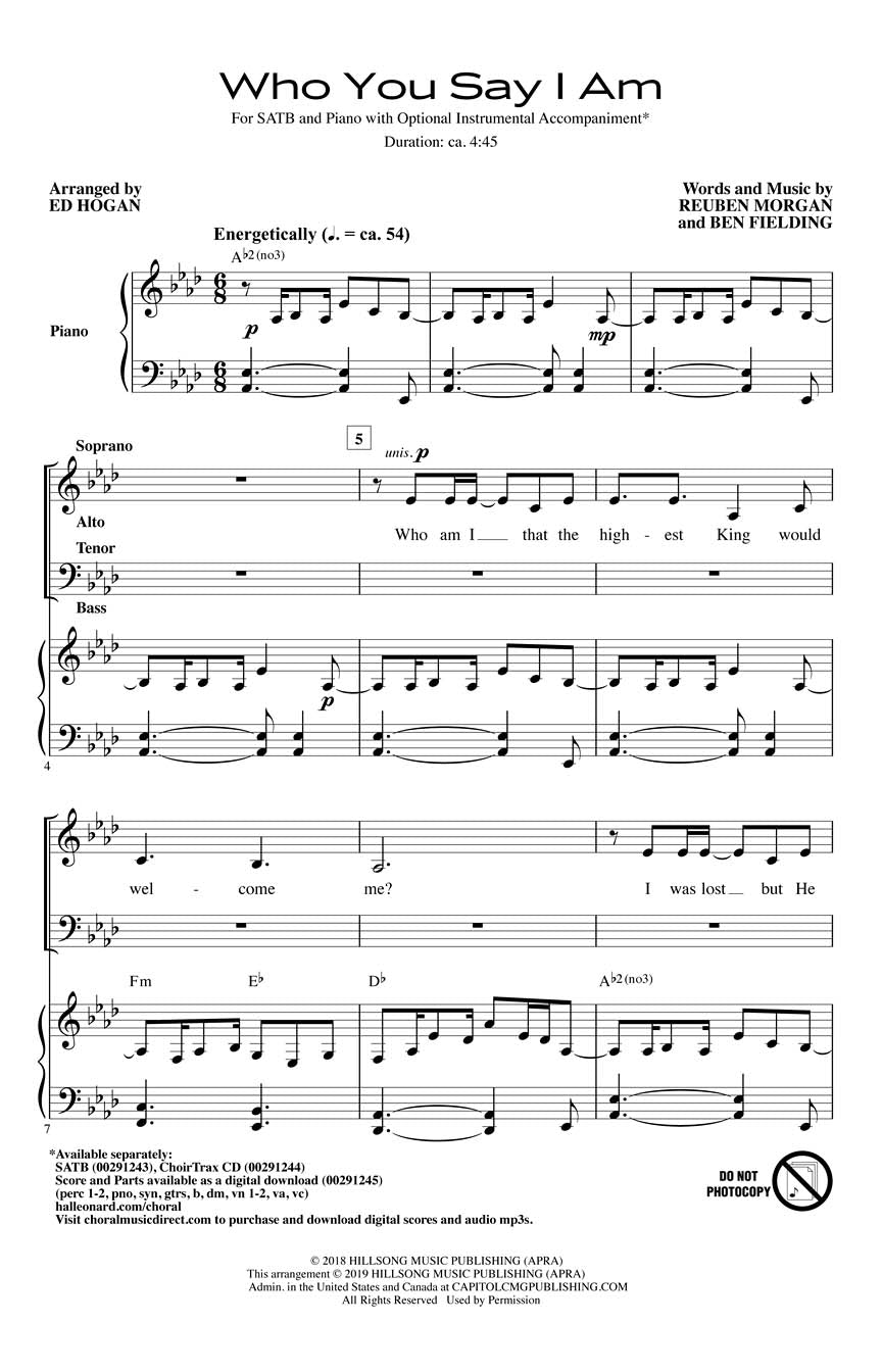 Who You Say I Am - sample page 1