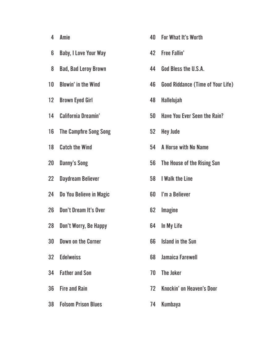 Campfire Songs – Strum Together - sample page 2