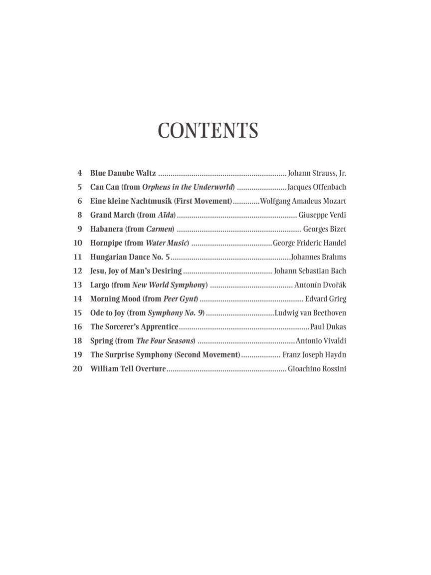 Great Classical Themes - sample page 2
