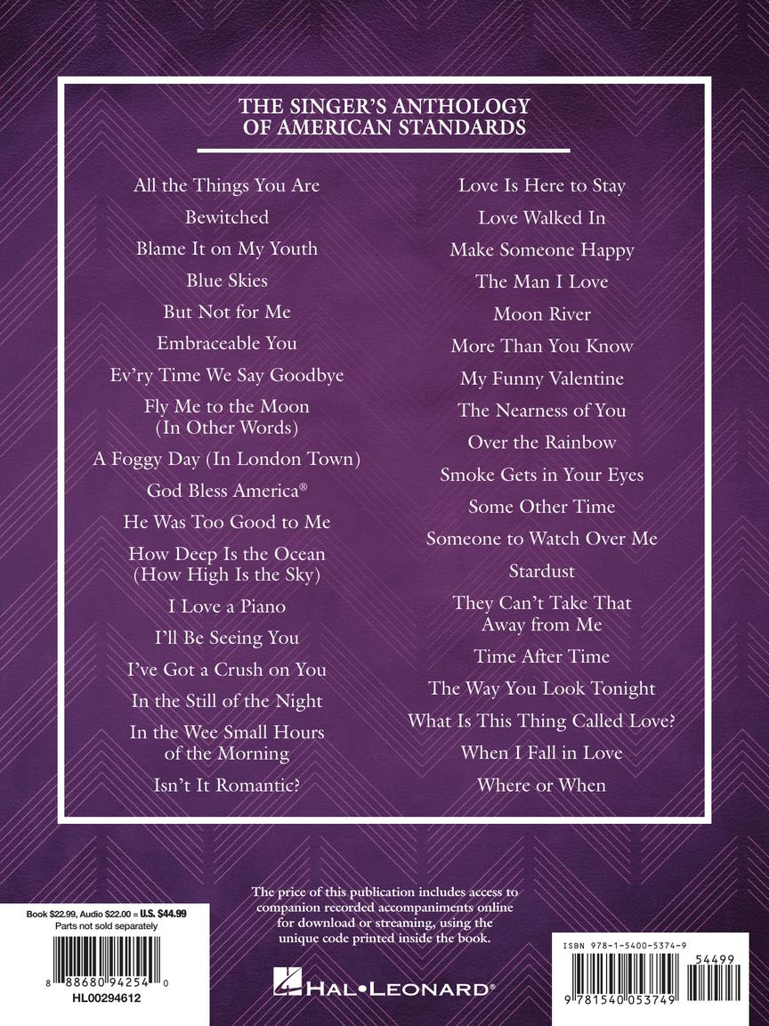 The Singer's Anthology of American Standards - sample page 7
