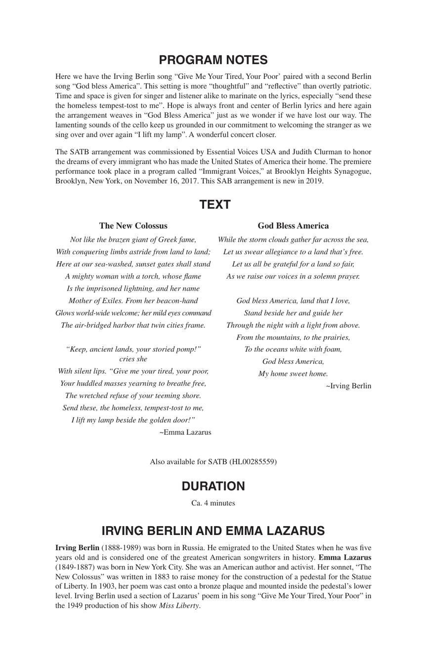Give Me Your Tired, Your Poor - sample page 2