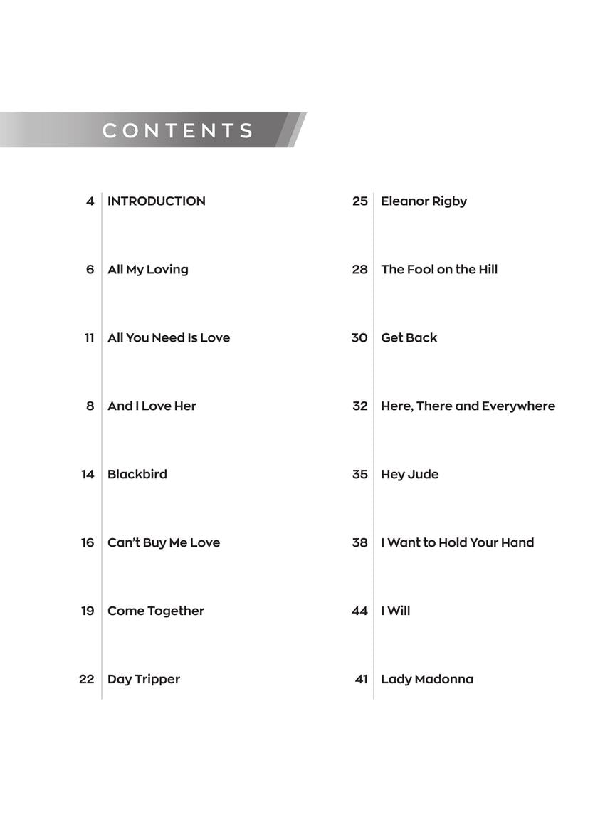 The Beatles – Instant Piano Songs - sample page 2