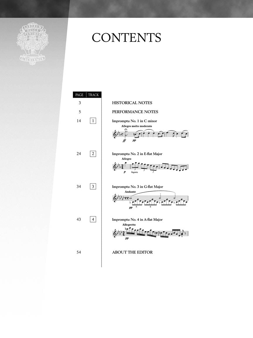 Schubert – Four Impromptus, D. 899 (0p. 90) - sample page 2
