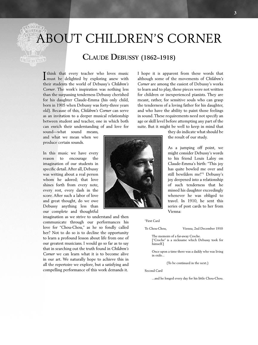 Debussy – Children's Corner - sample page 3