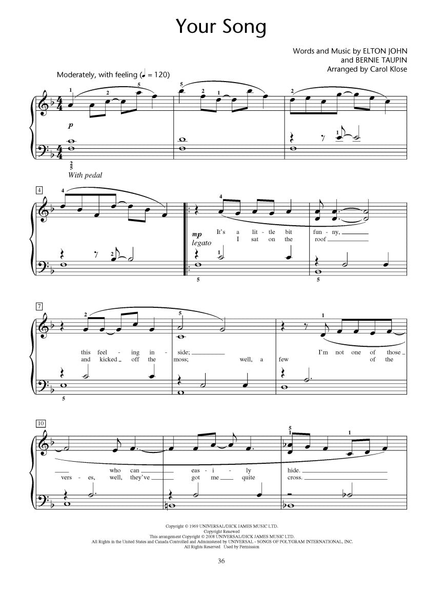 Elton John - sample page 5