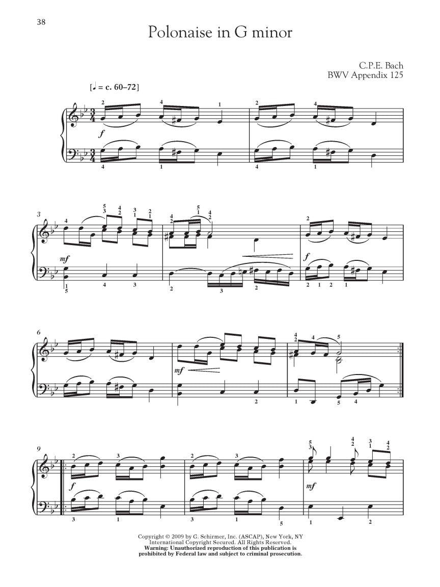 First Lessons in Bach - sample page 5