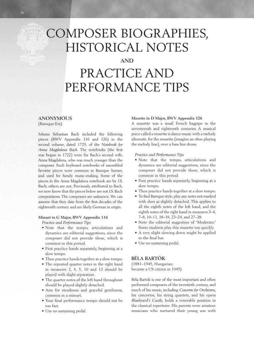 Baroque to Modern: Early Intermediate Level - sample page 4