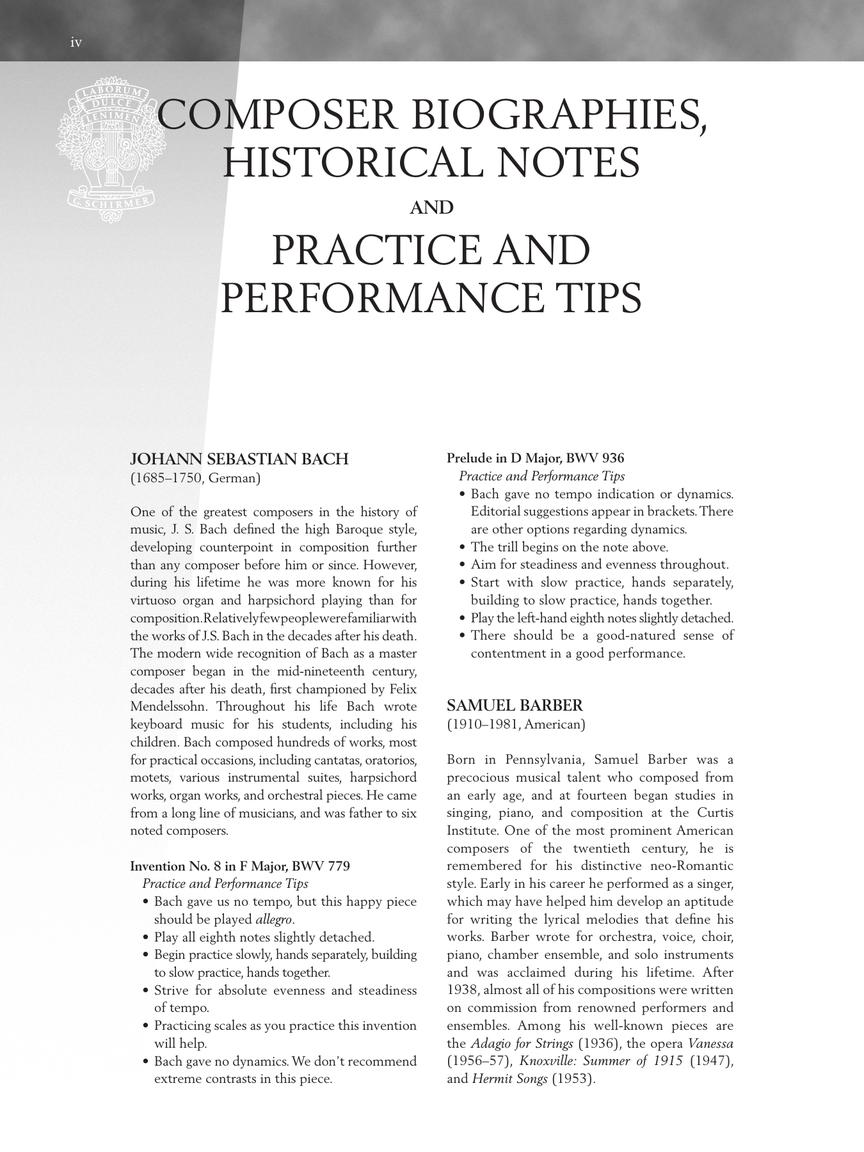 Baroque to Modern: Upper Intermediate Level - sample page 4