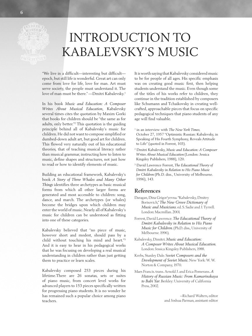 Dmitri Kabalevsky – Selected Piano Pieces - sample page 4