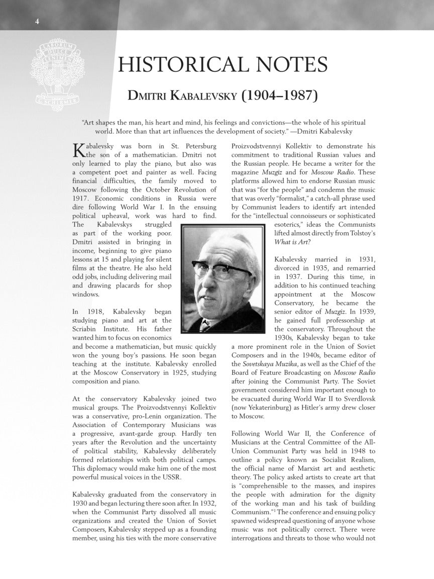 Dmitri Kabalevsky – Selected Piano Pieces - sample page 3