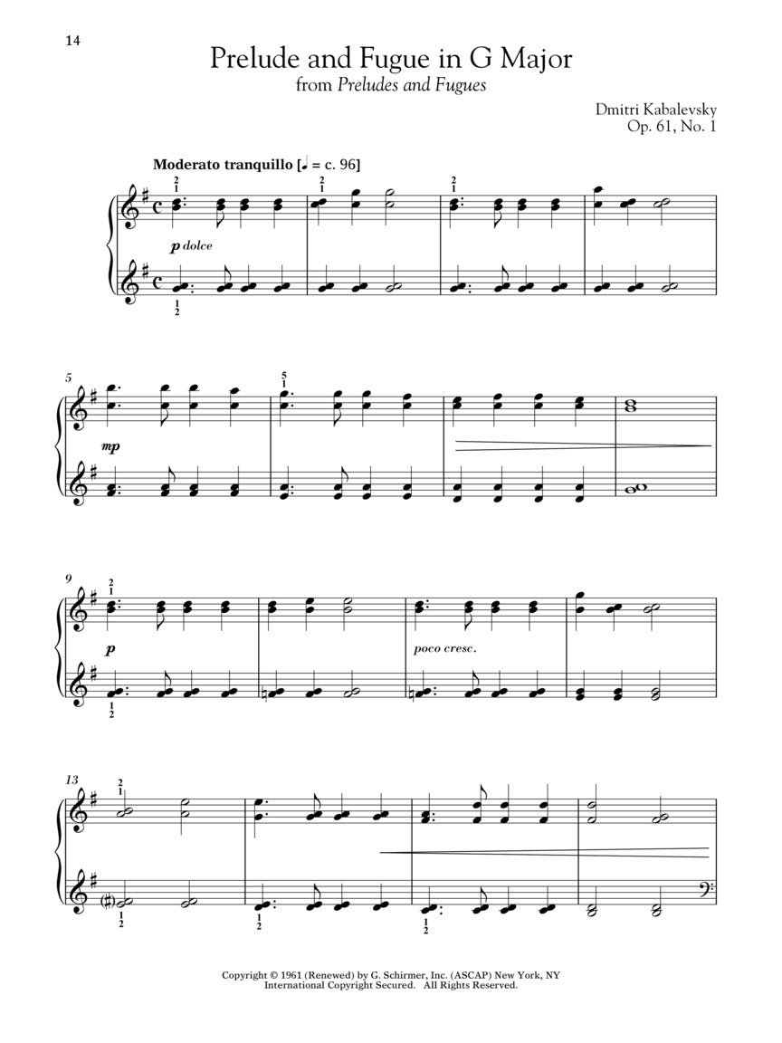 Dmitri Kabalevsky – Selected Piano Pieces - sample page 6
