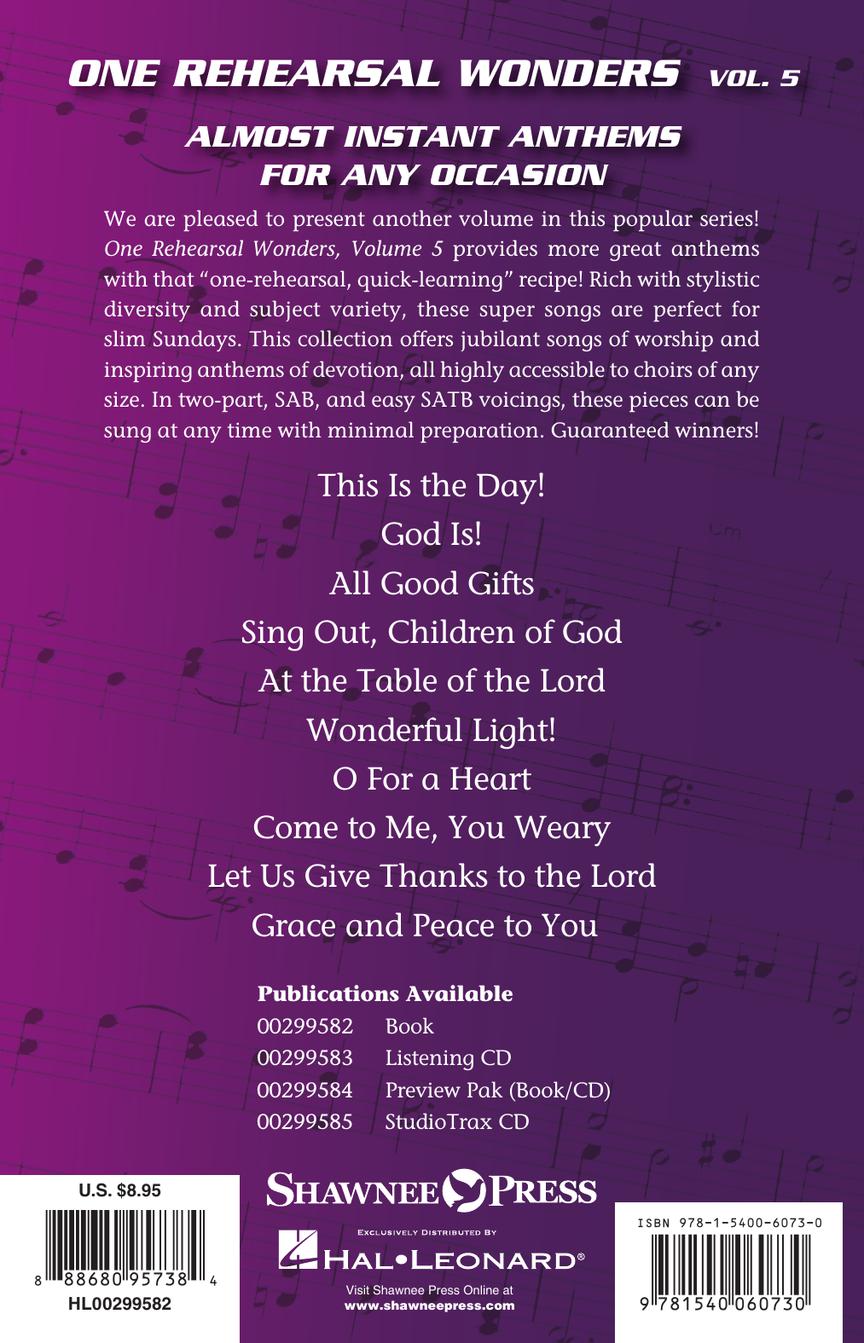 One Rehearsal Wonders, Volume 5 - sample page 6