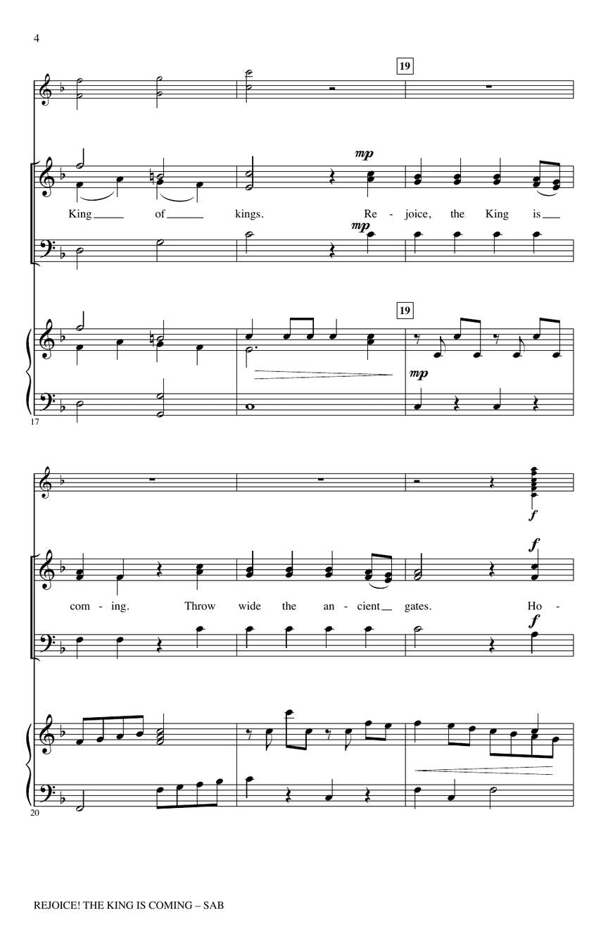 Rejoice! The King Is Coming - sample page 4