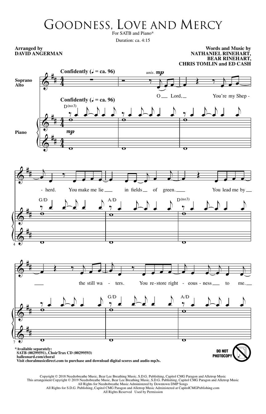 Goodness, Love and Mercy - sample page 2