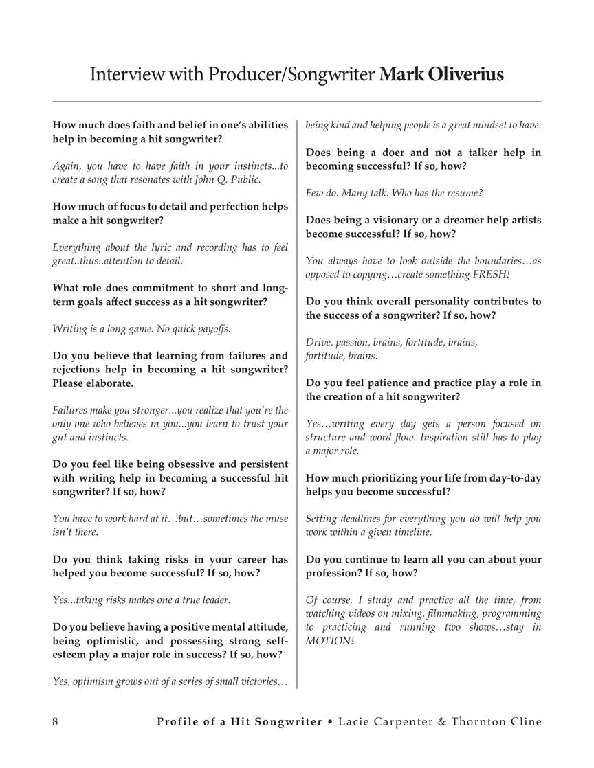 Profile of a Hit Songwriter - sample page 5
