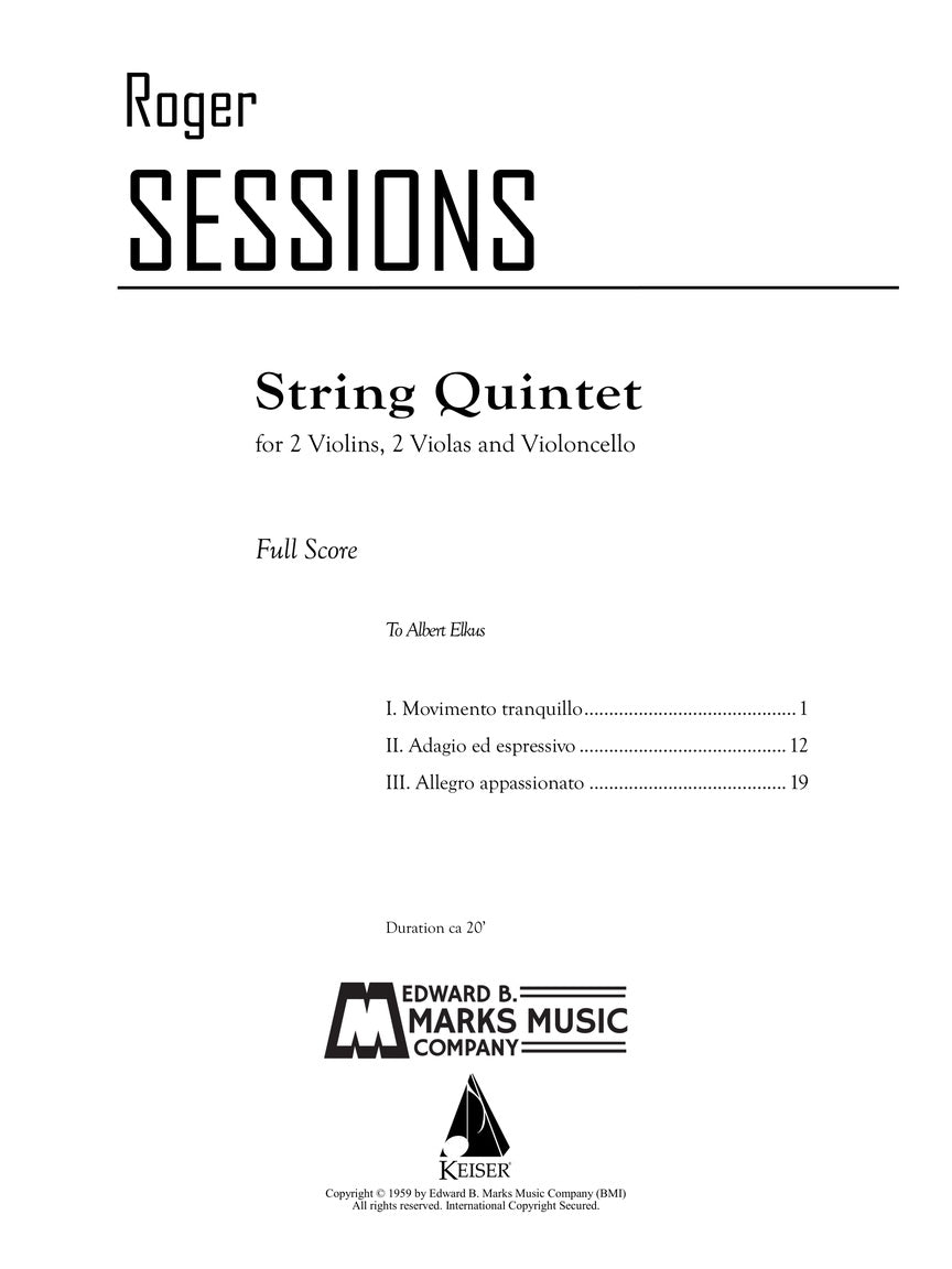 String Quintet - sample page 2