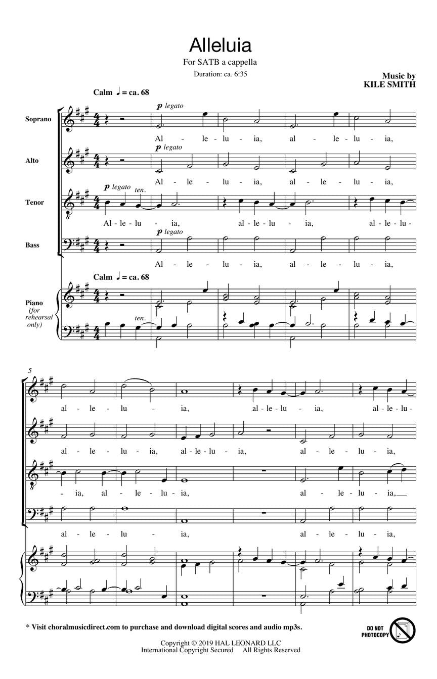 Alleluia - sample page 3