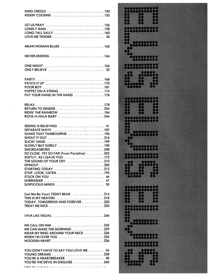 Elvis Elvis Elvis – 100 Greatest Hits - sample page 3