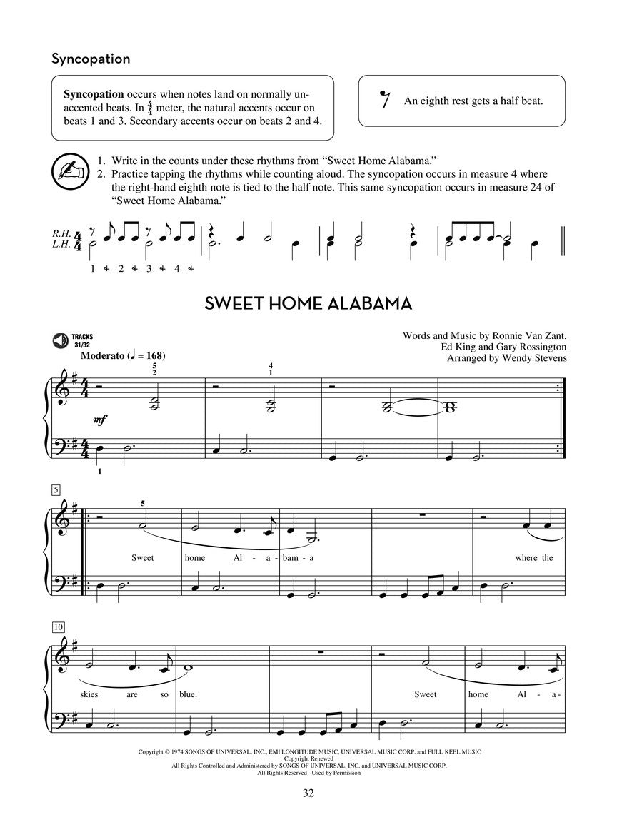 Returning to the Piano - sample page 6