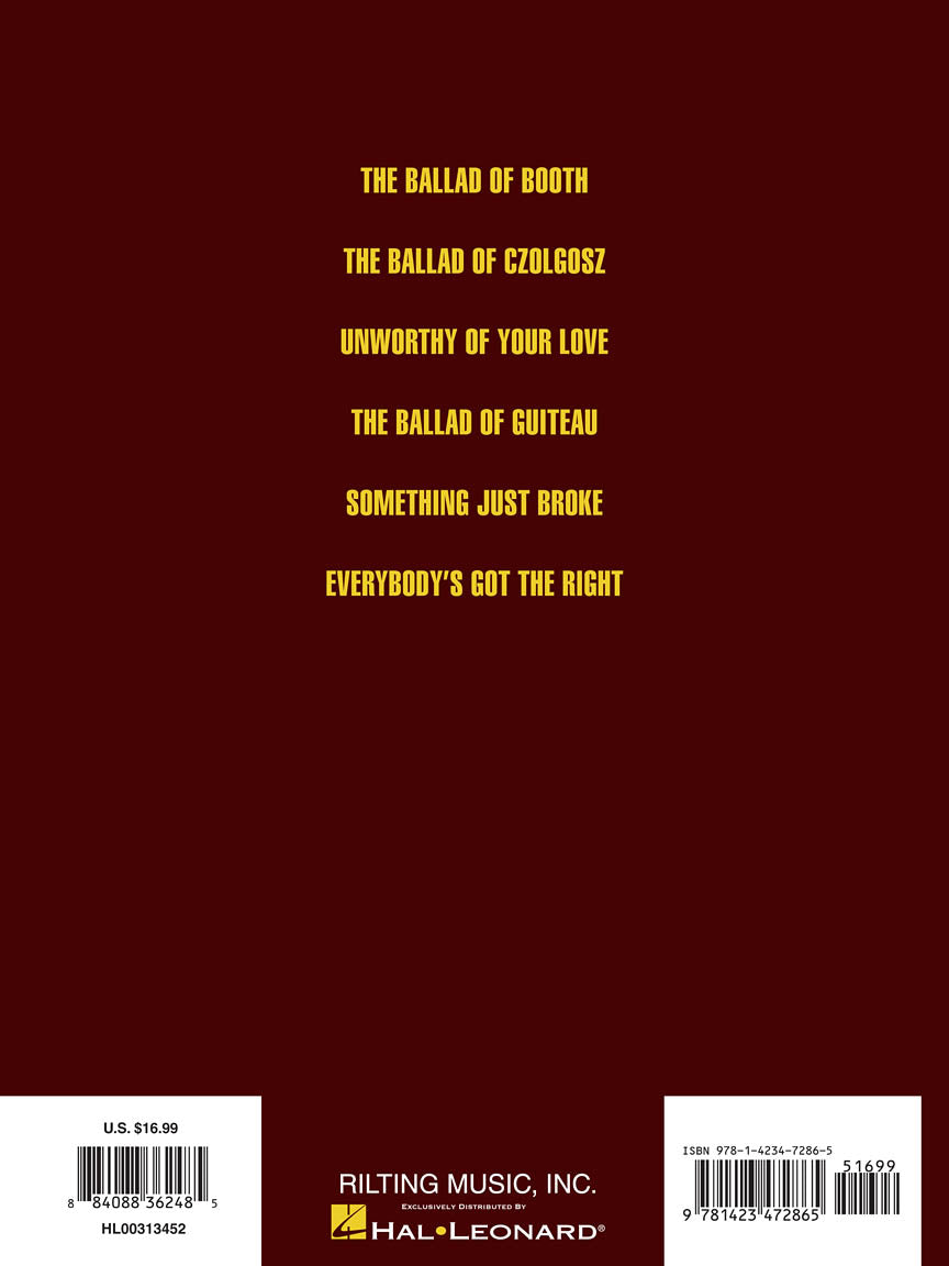 Stephen Sondheim – Assassins - sample page 2