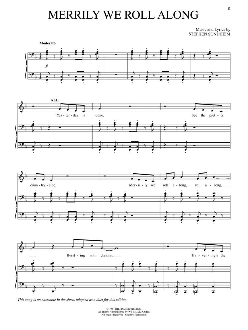 Merrily We Roll Along - sample page 6