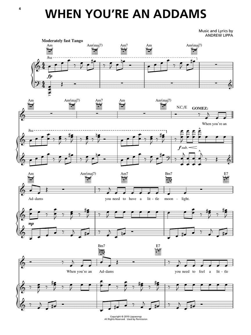 The Addams Family - sample page 4