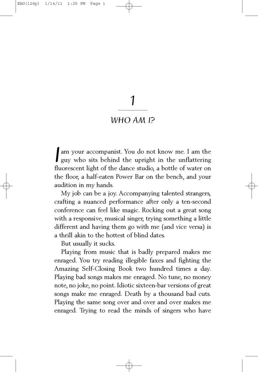 The Enraged Accompanist's Guide to the Perfect Audition - sample page 2