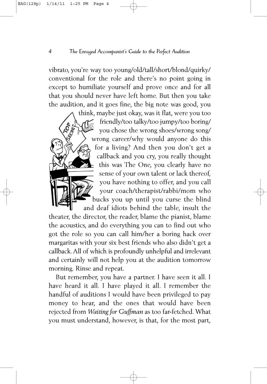 The Enraged Accompanist's Guide to the Perfect Audition - sample page 5
