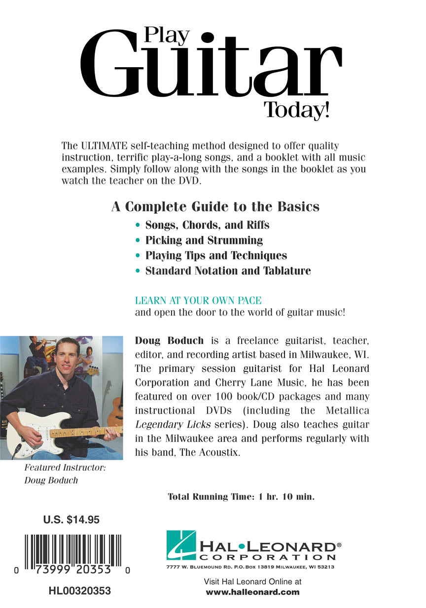 Play Guitar Today! DVD - sample page 2