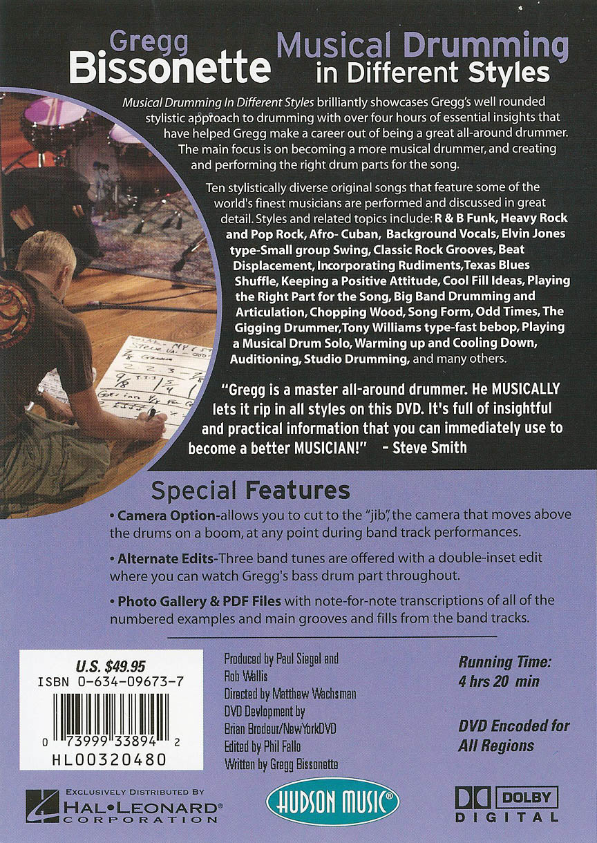 Gregg Bissonette – Musical Drumming in Different Styles - sample page 2