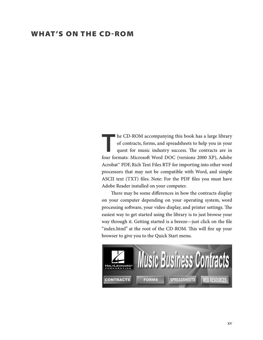 The Music Business Contract Library - sample page 10