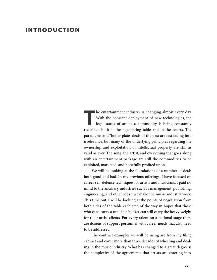 The Music Business Contract Library - sample page 18