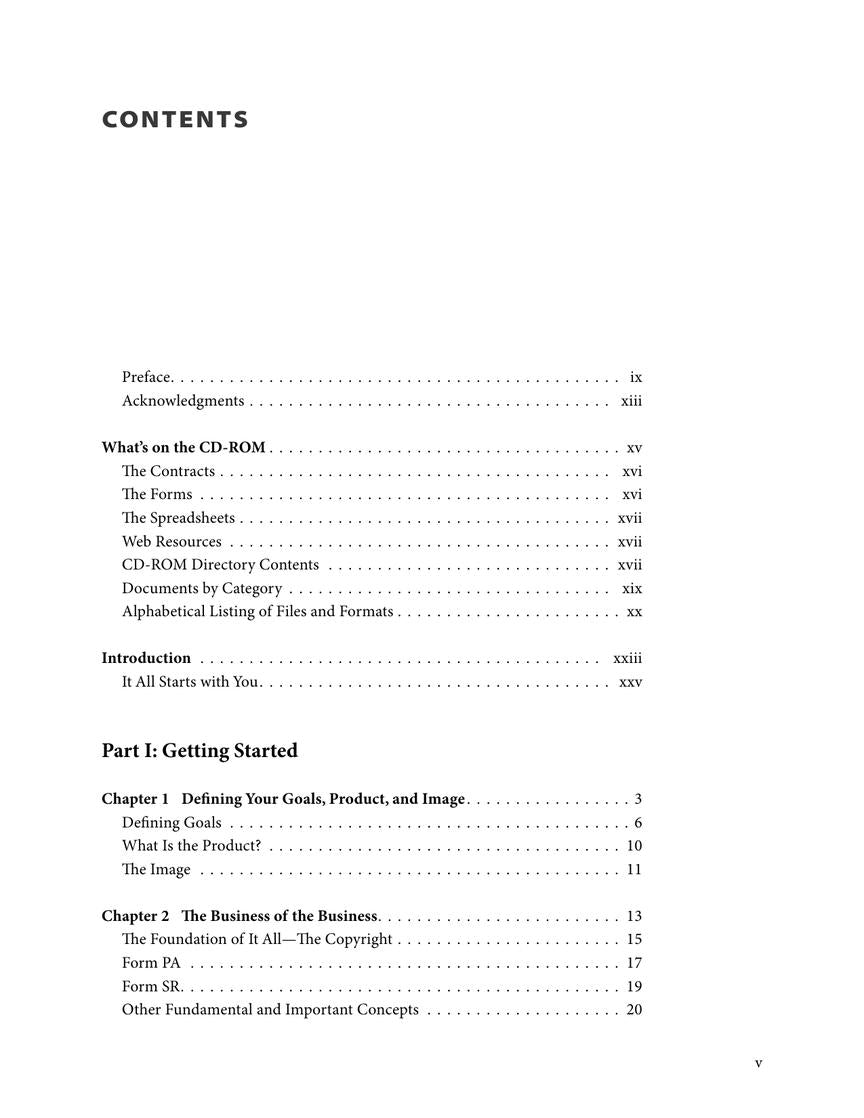 The Music Business Contract Library - sample page 2