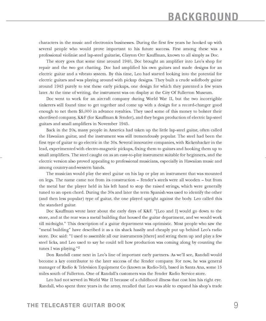 The Telecaster Guitar Book - sample page 4