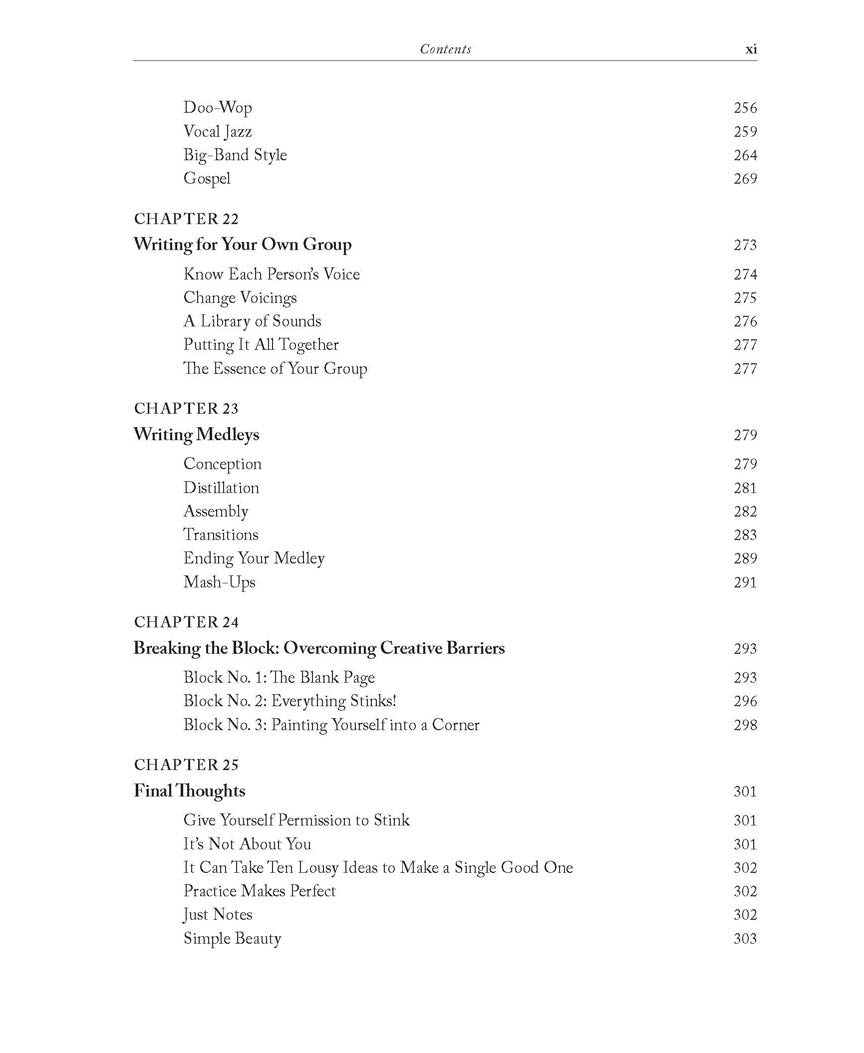 A Cappella Arranging - sample page 8