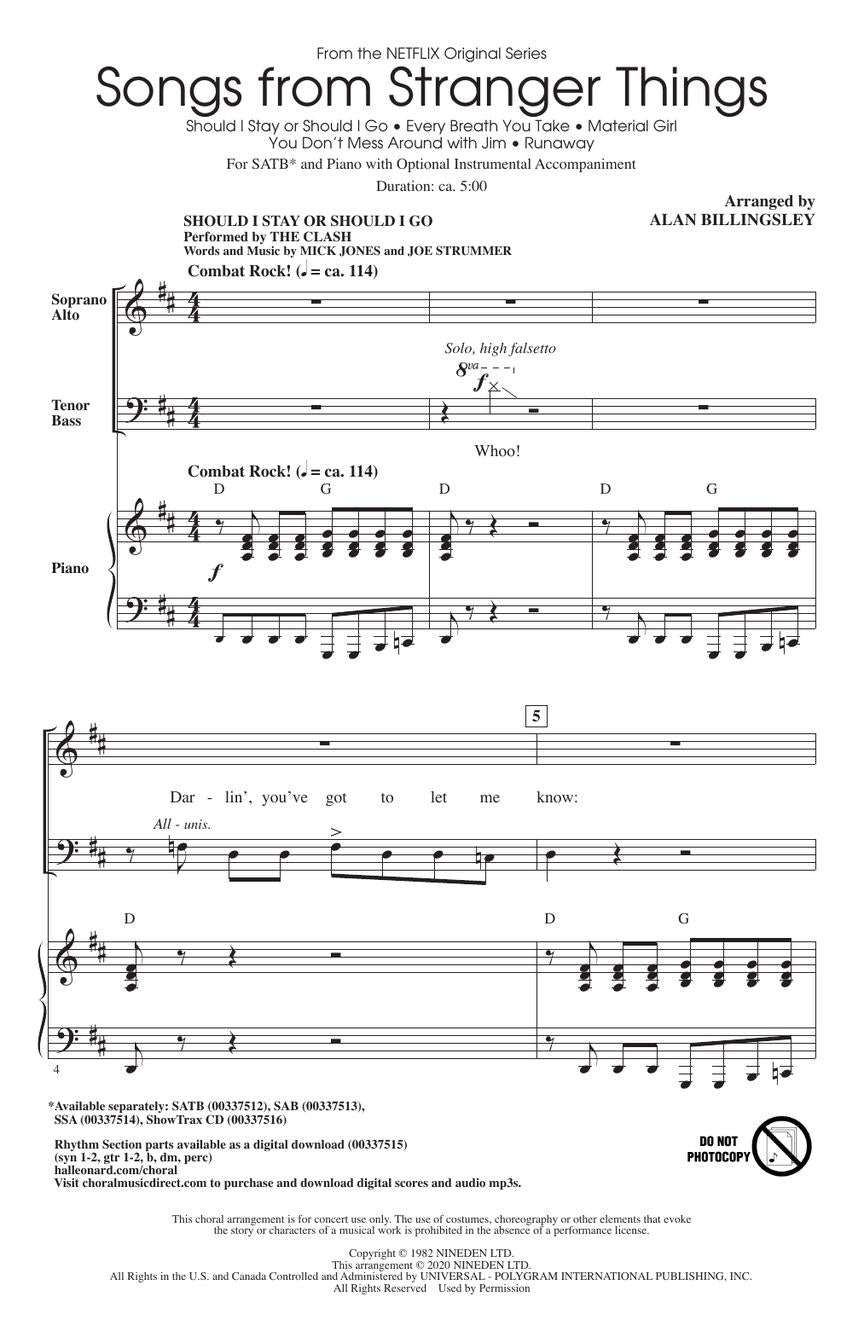 Songs from Stranger Things - sample page 2