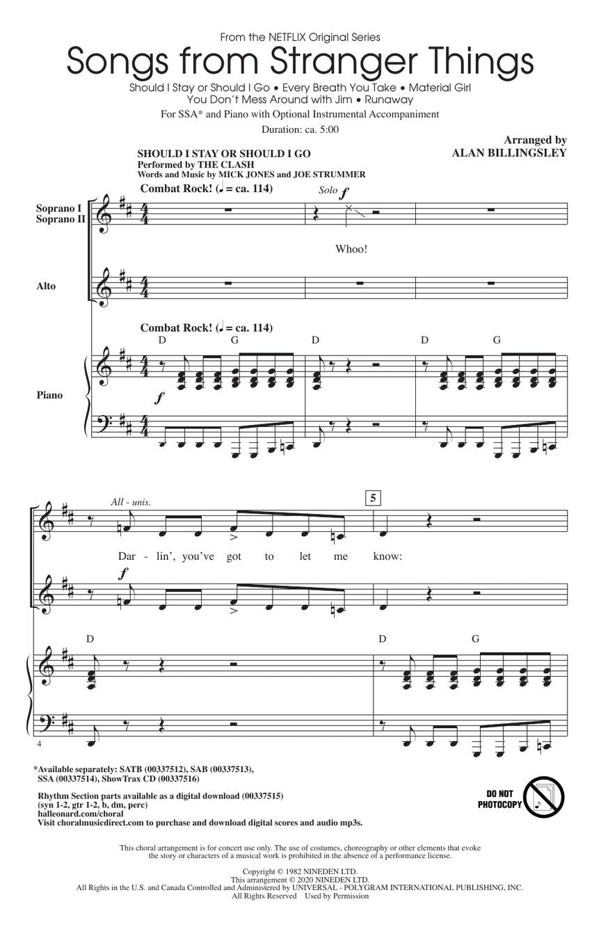 Songs from Stranger Things - sample page 2
